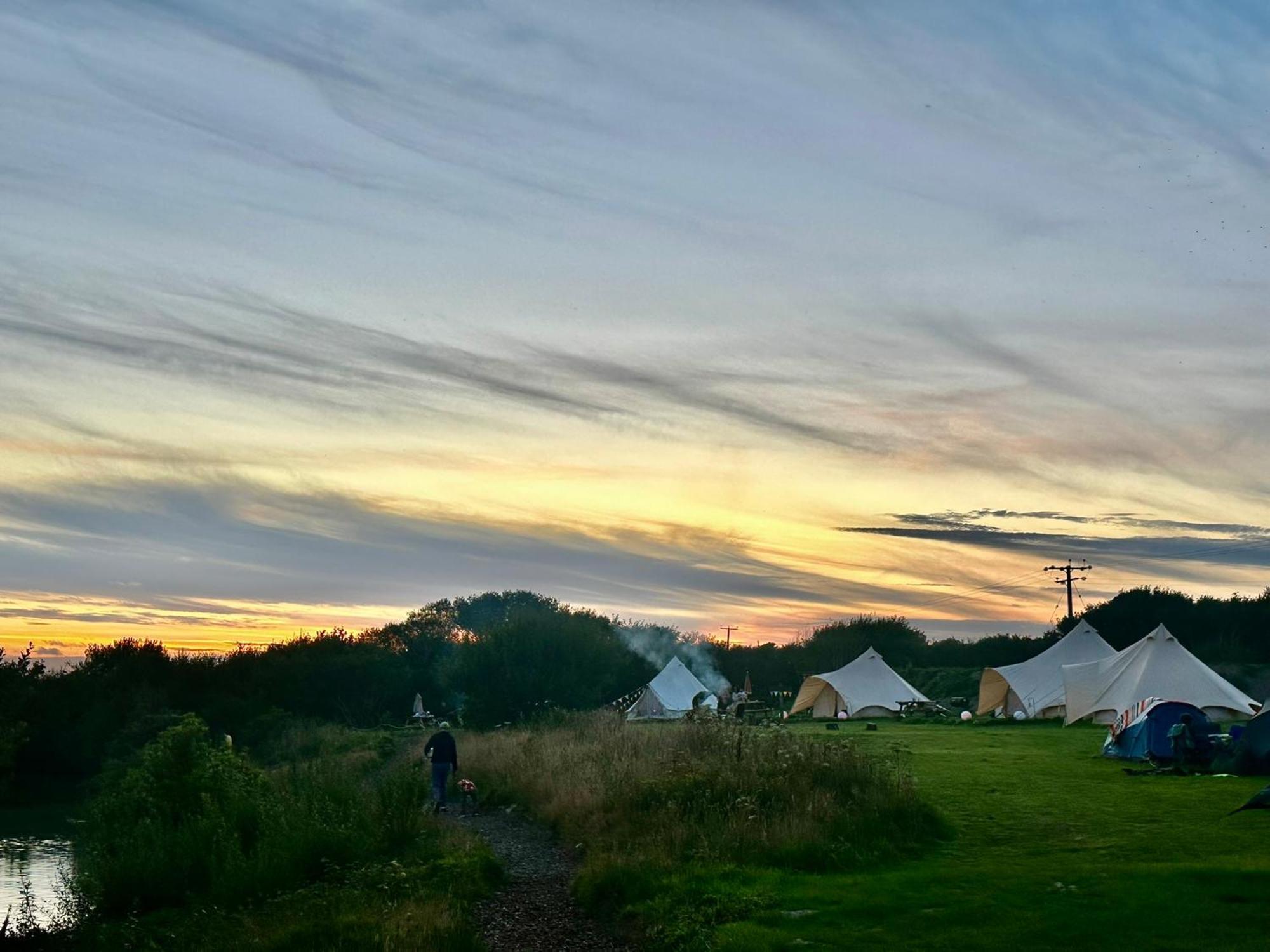 Lakeside Glamping Firecrest St Columb Major Buitenkant foto