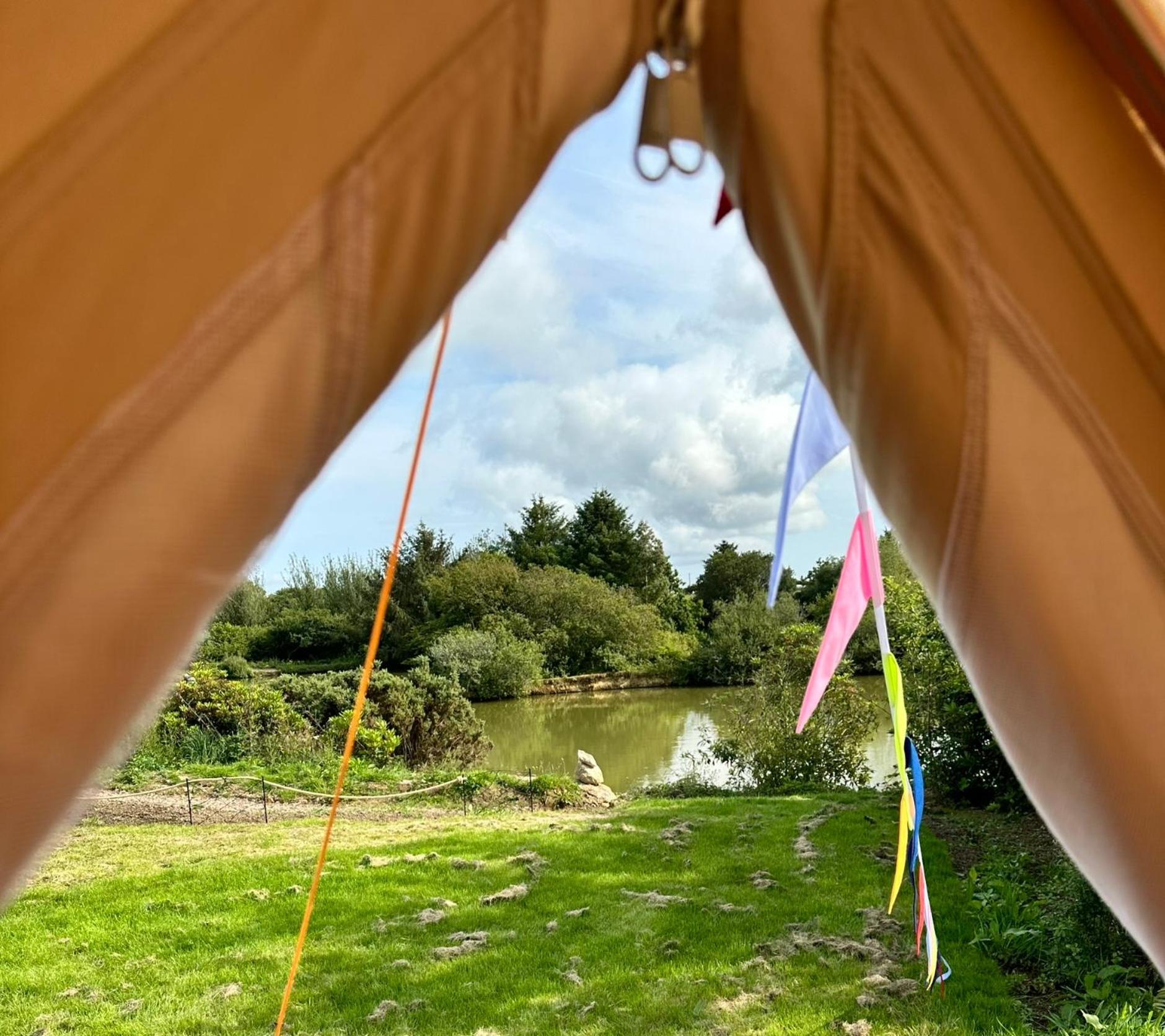 Lakeside Glamping Firecrest St Columb Major Buitenkant foto